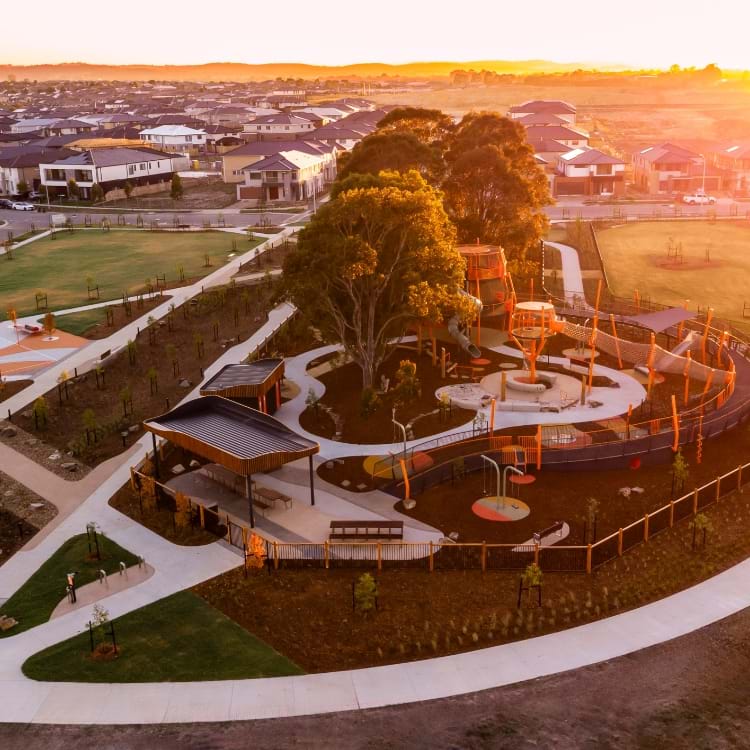 P&H Civil Landscape - Clyde North Project, Commercial Landscape Construction Over $1,000,000 | Landscaping Victoria